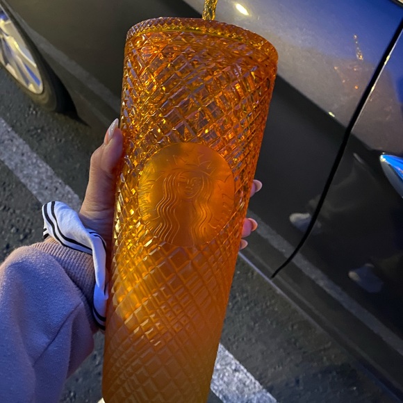 Starbucks Summer 2022 Mango/Orange Jeweled Tumbler - Picture 3 of 3